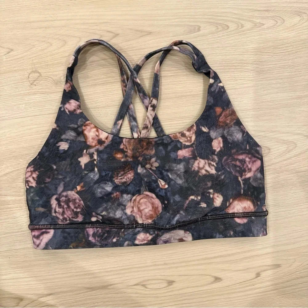 Lululemon free to be wild floral sports bra - Picture 2 of 6